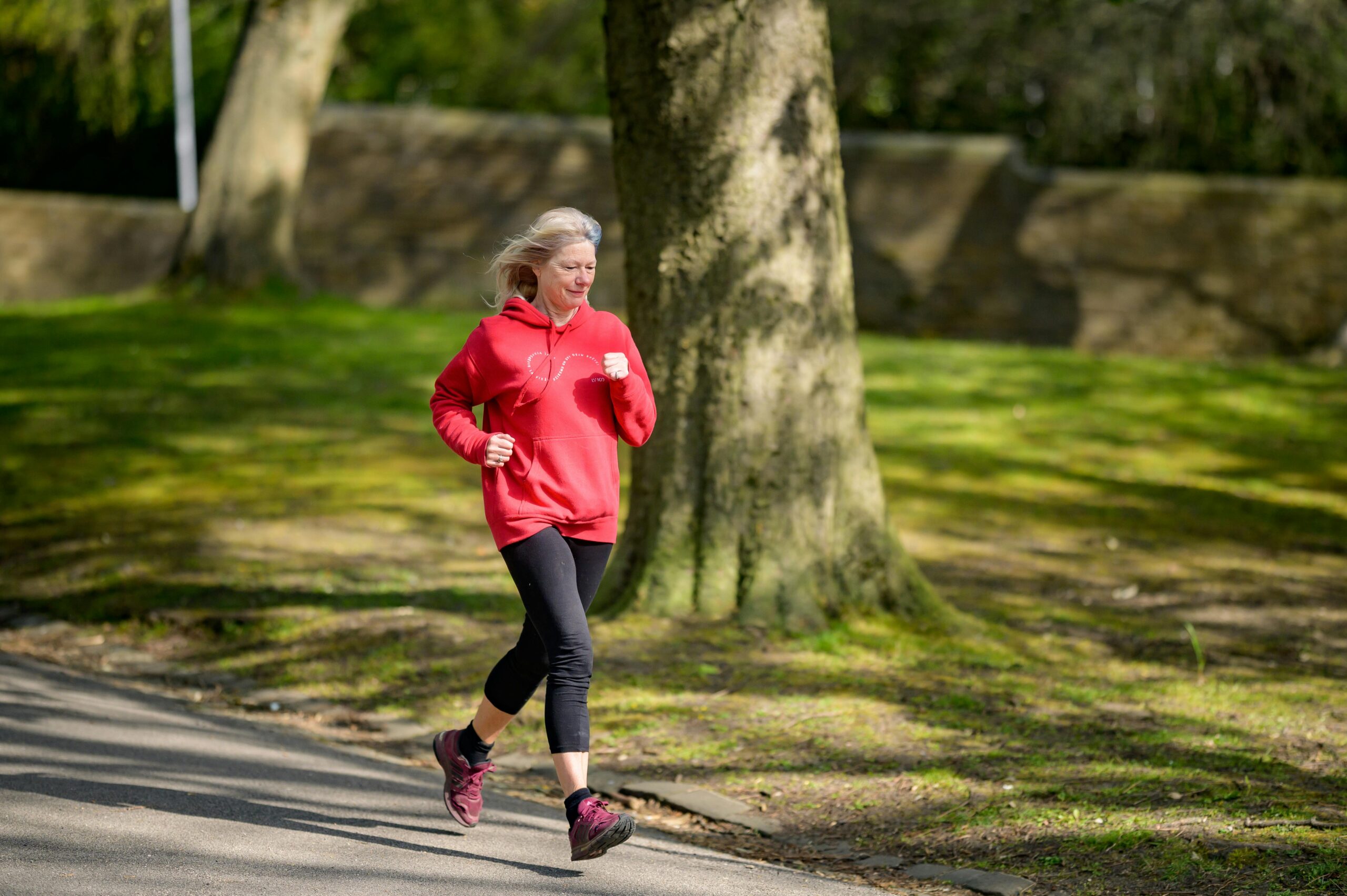 active senior running